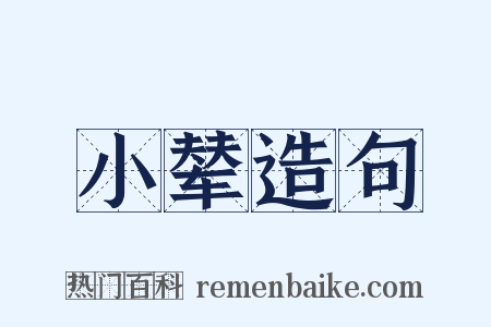 小辇造句是什么意思的图片